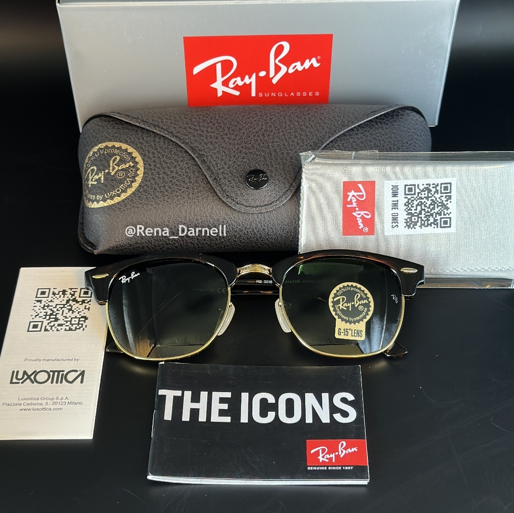RayBan Clubmaster RB3016 New - Picture 5 of 16